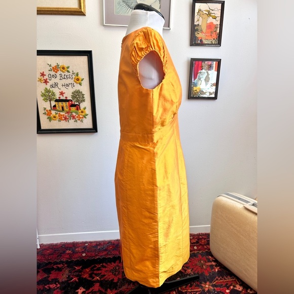 Vintage NWT Simon Chang 100% Silk Cocktail Dress 90s Y2K - Picture 15 of 15